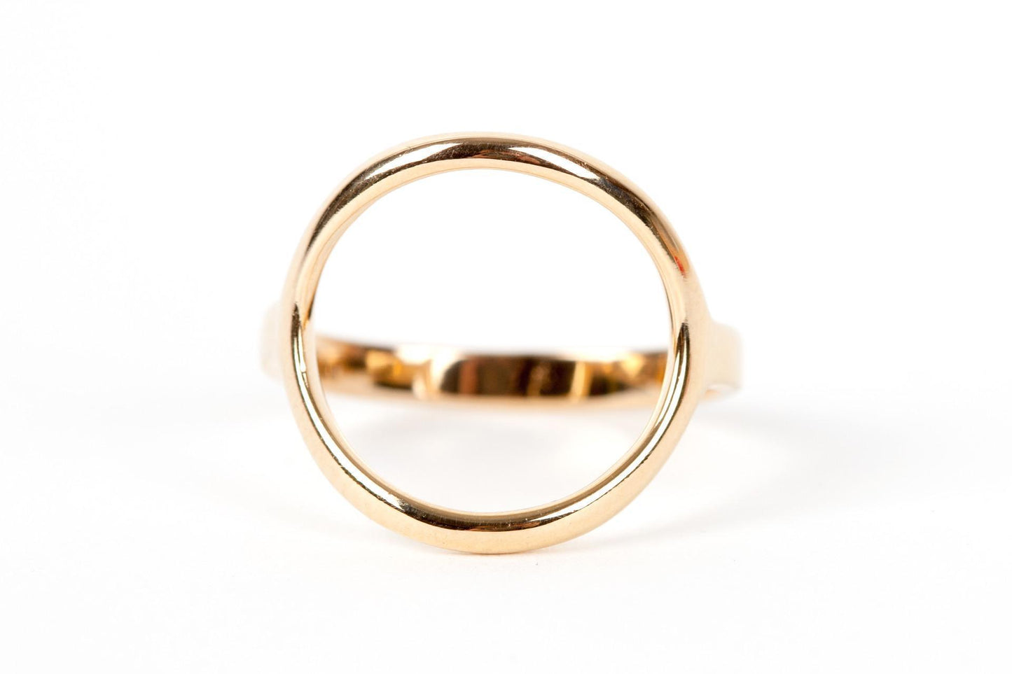 Ring mit Kreis | 16Karat vergoldet