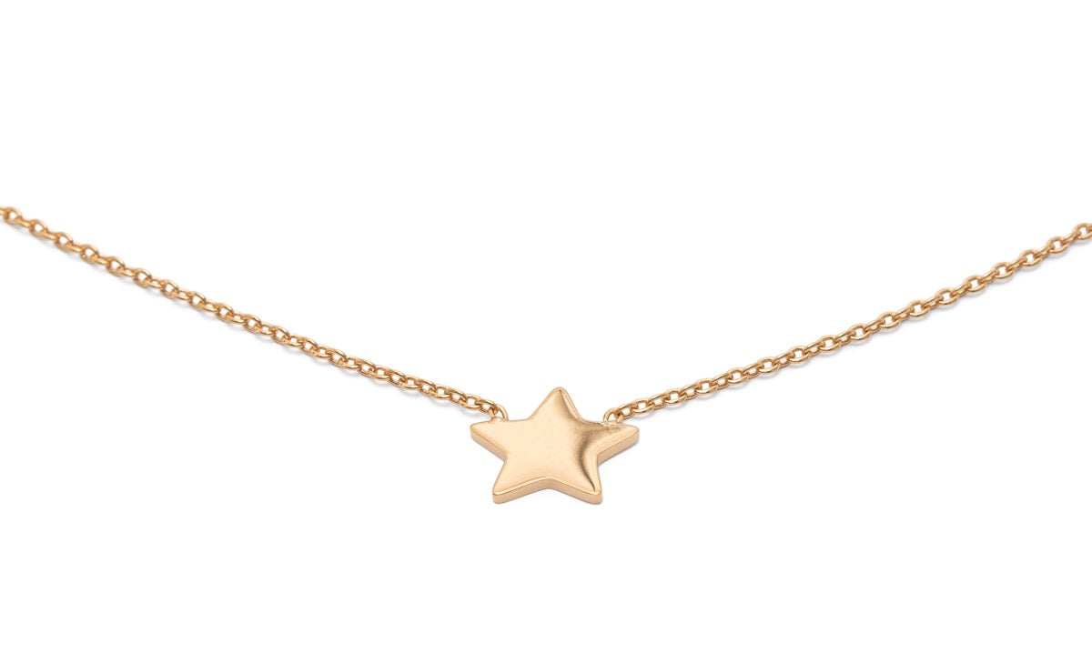 Halskette mit Stern | 16Karat vergoldet